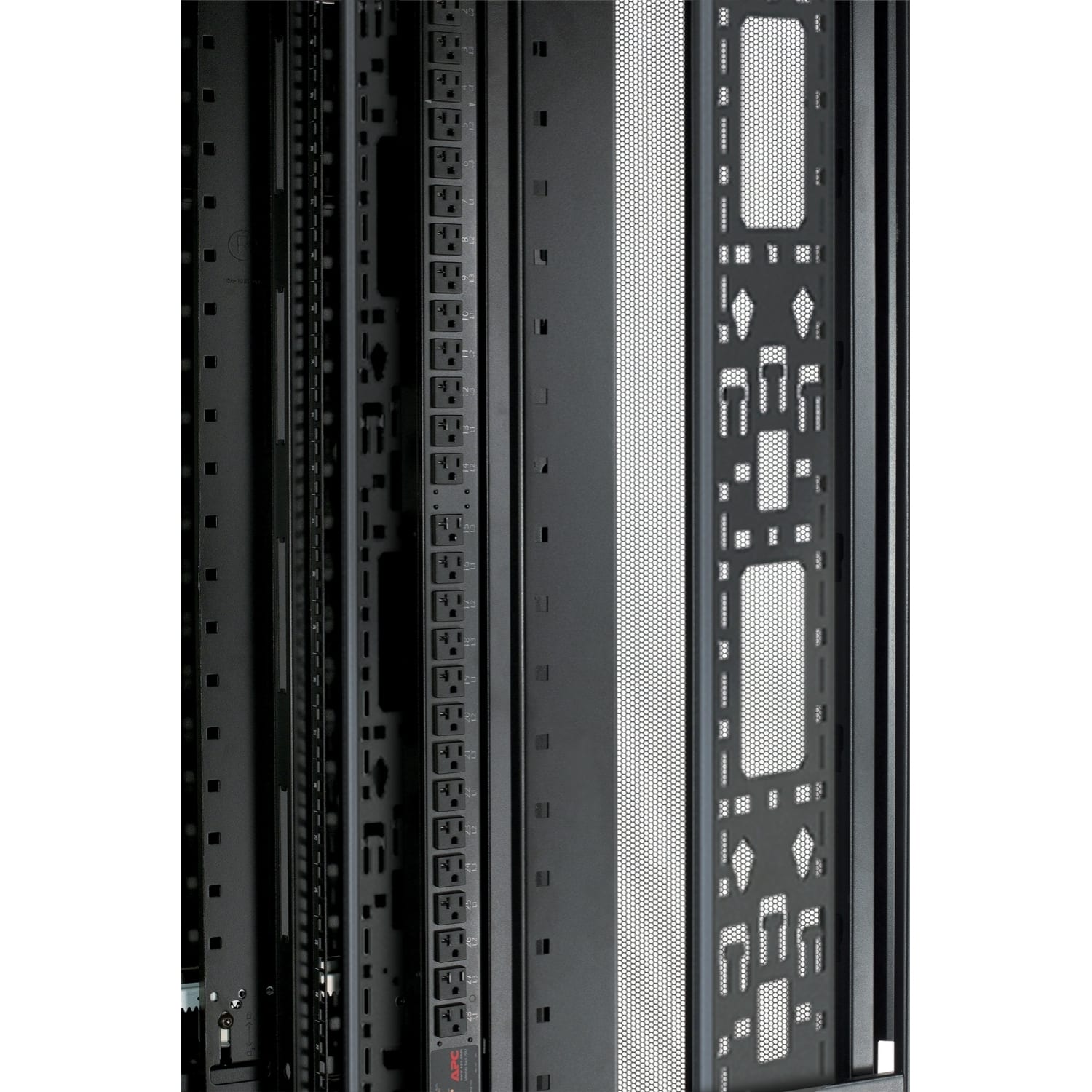 APC NetShelter SX 42U 600mm(b) x 1070mm(d) 19" IT rack, behuizing zonder deuren & zijpanelen, zwart - Afbeelding 3