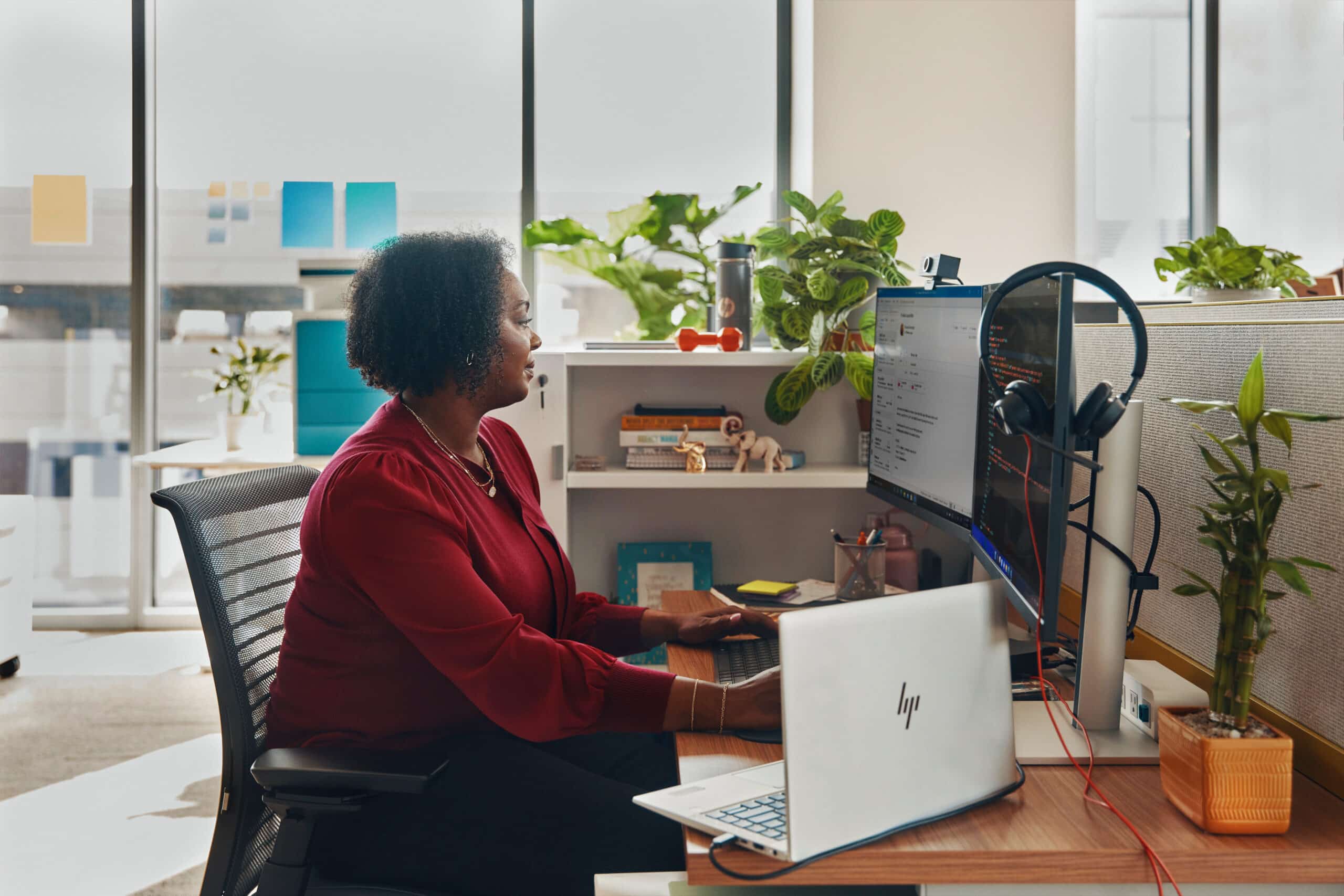 HP Poly Blackwire 3325 Stereo Microsoft Teams Certified USB-C Headset + 3,5 mm plug + USB-C/A adapter - Afbeelding 3