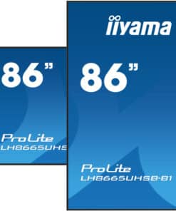 iiyama LH8665UHSB-B1 beeldkrant Kiosk-ontwerp 2,18 m (86") LED Wifi 800 cd/m² 4K Ultra HD Zwart Type processor Android 11 24/7 - Afbeelding 5