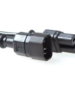 ACT Netsnoer C14 - C15 zwart 2 m