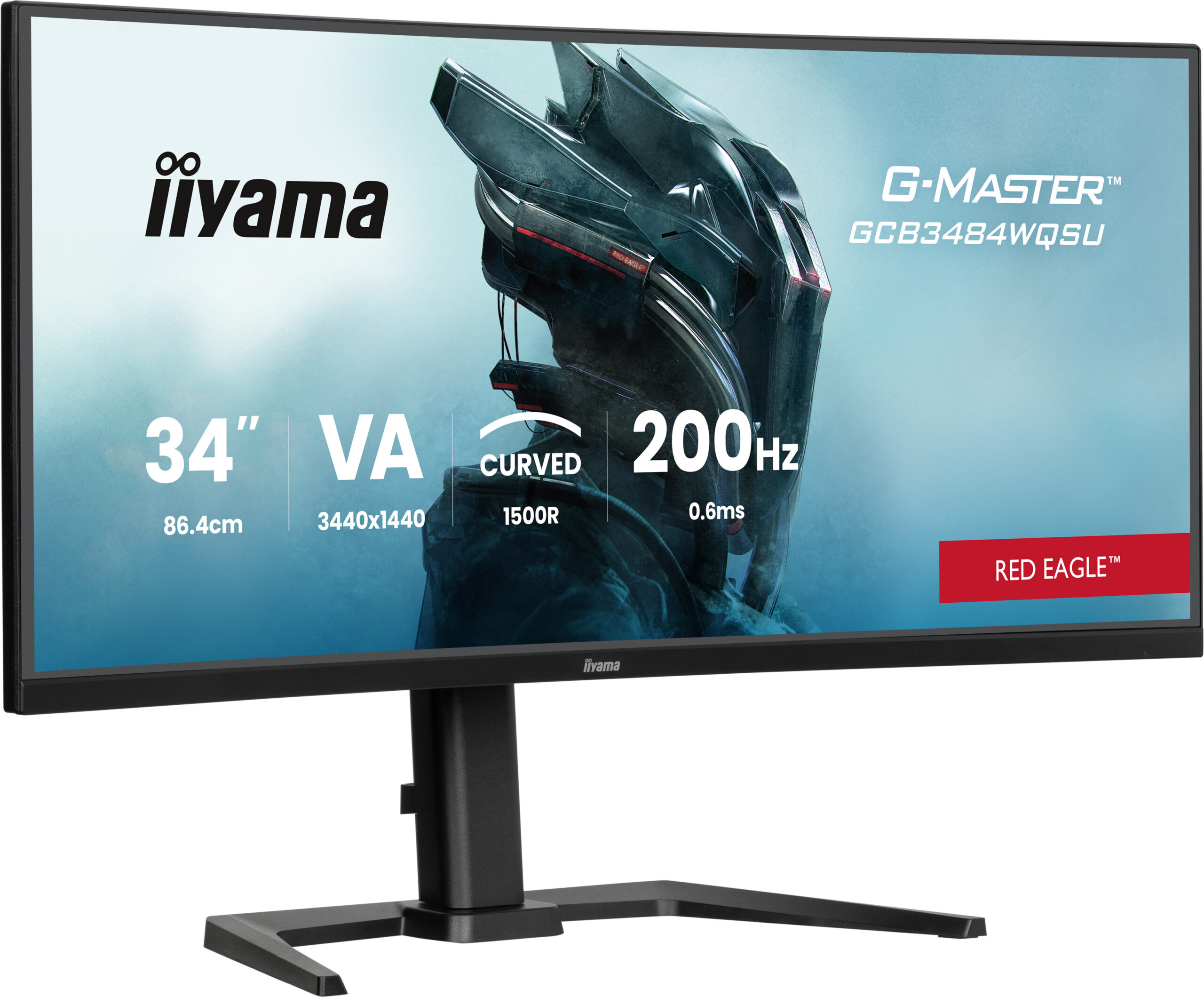 iiyama G-MASTER GCB3484WQSU-B2 34IN PRO-GAMING 0.4MS VA LCD 3440X144 computer monitor 86,4 cm (34") 3440 x 1440 Pixels UltraWide Quad HD Zwart - Afbeelding 2