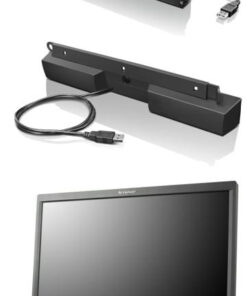 Lenovo USB Soundbar Zwart 2.0 kanalen 2,5 W