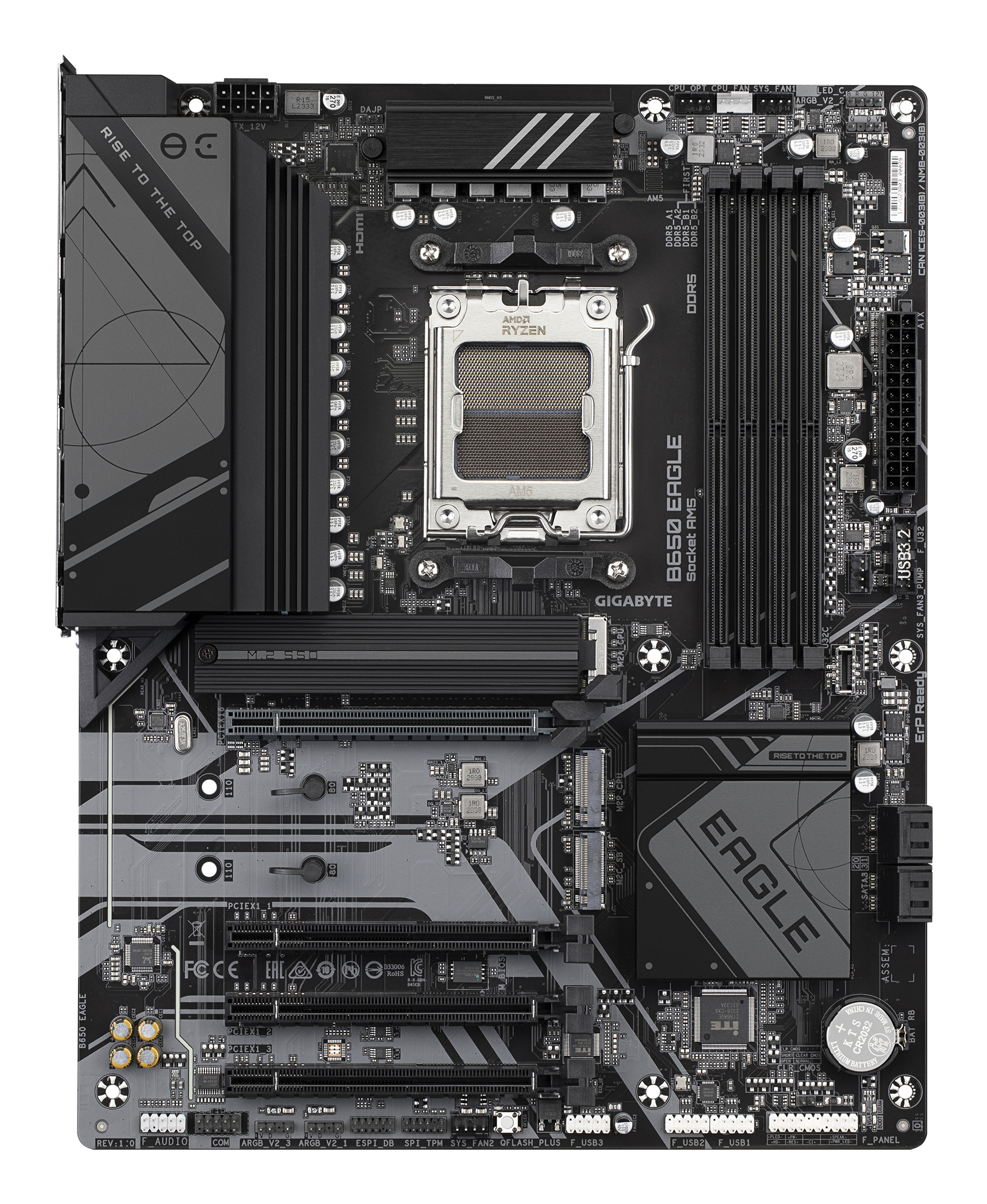 GIGABYTE B650 EAGLE moederbord AMD B650 Socket AM5 ATX - Afbeelding 2