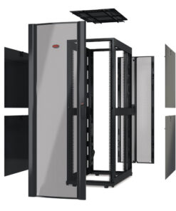 APC NetShelter SX 48U 750mm Wide x 1200mm Deep Enclosure Without Sides Without Doors Black