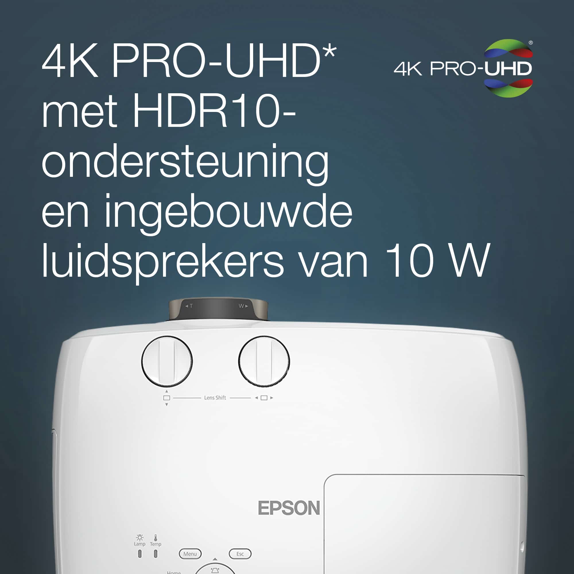 Epson EH-TW7100 4K PRO-UHD-projector, 3000 lumen, scherm van maximaal 500 inch - Afbeelding 5