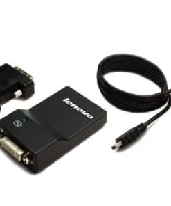 Lenovo USB 3.0 - DVI/VGA USB grafische adapter 2048 x 1152 Pixels Zwart - Afbeelding 4