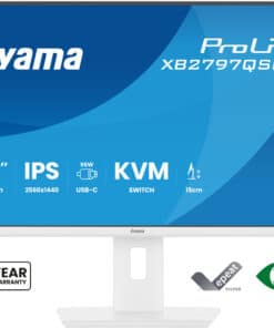 iiyama ProLite XB2797QSNP-W1 computer monitor 68,6 cm (27") 2560 x 1440 Pixels Quad HD LCD Wit - Afbeelding 2