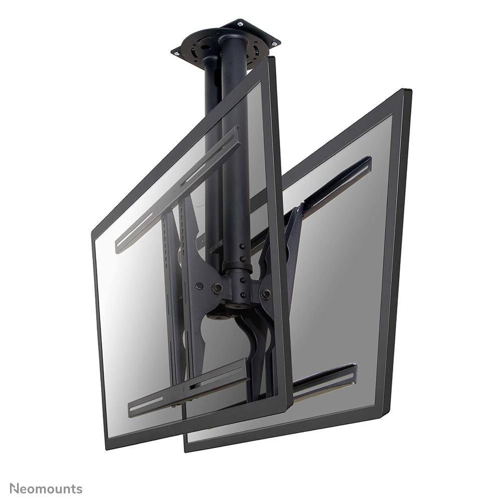 Neomounts PLASMA-C100D Dual monitor/TV-beugel plafond 37-75" - h 67-107 cm