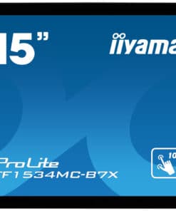 iiyama TF1534MC-B7X computer monitor 38,1 cm (15") 1024 x 768 Pixels XGA LED Touchscreen Multi-gebruiker Zwart - Afbeelding 3