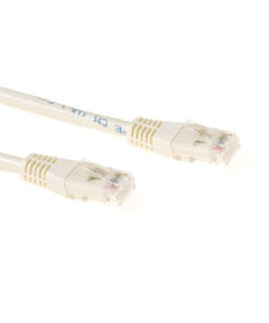 ACT Ivoor 2 meter U/UTP CAT6A patchkabels met RJ45 connectoren