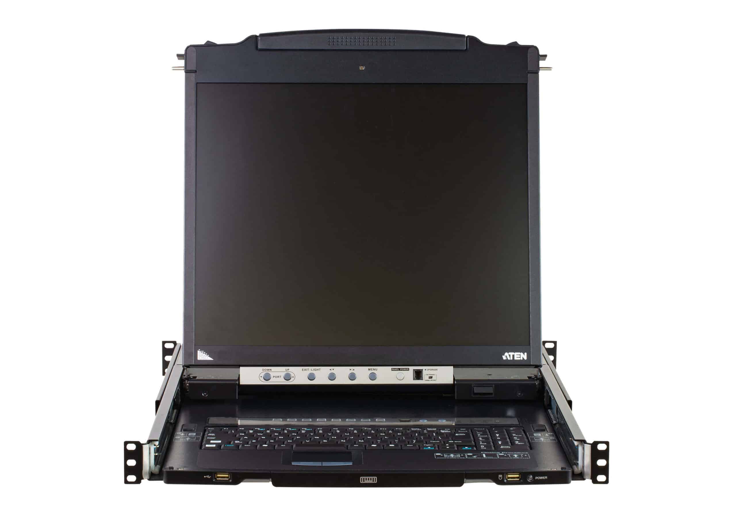 ATEN CL5808N rack console 48,3 cm (19") 1280 x 1024 Pixels Metaal, Kunststof Zwart 1U - Afbeelding 3
