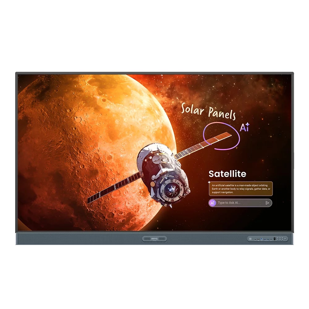 BenQ RP7505 interactief whiteboard 190,5 cm (75") 3840 x 2160 Pixels Touchscreen Zwart HDMI