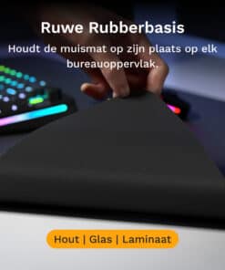 Glorious Gaming GLO-MP2-CLTH-EGL-XL-BLK muismat Game-muismat Zwart - Afbeelding 3