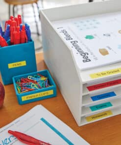DYMO LetraTag originele plastic labels | Zwarte afdruk op gele etiketten | 12 mm x 4 m | Zelfklevende multifunctionele labels voor LetraTag labelprinters | gemaakt in Europa - Afbeelding 2