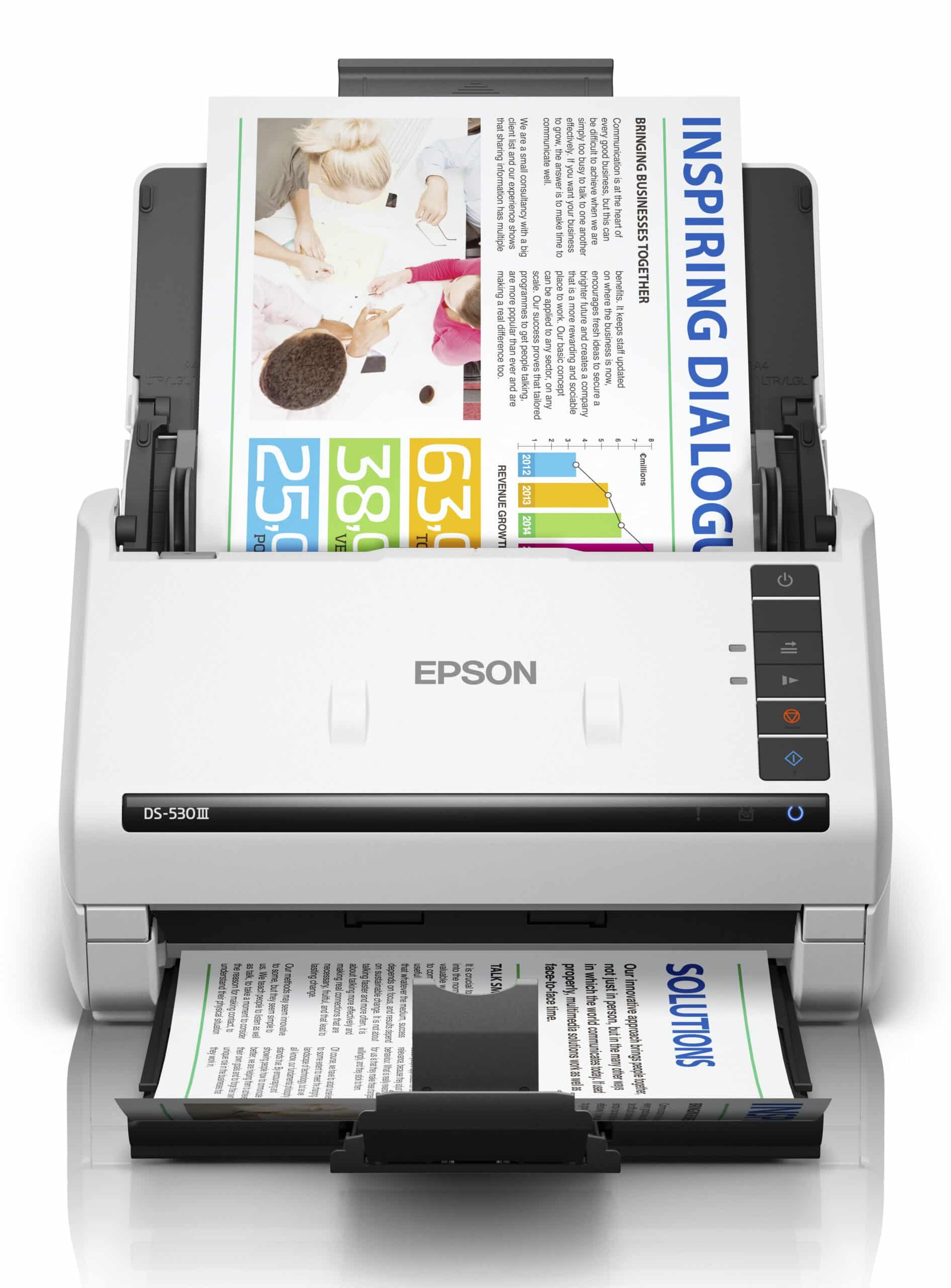Epson WorkForce DS-530III Paginascanner 600 x 600 DPI A4 Wit