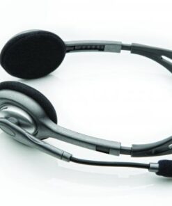 Logitech 981-000271 H110 Stereo Headset [3.5mm,. Microphone, Binaural, Black]