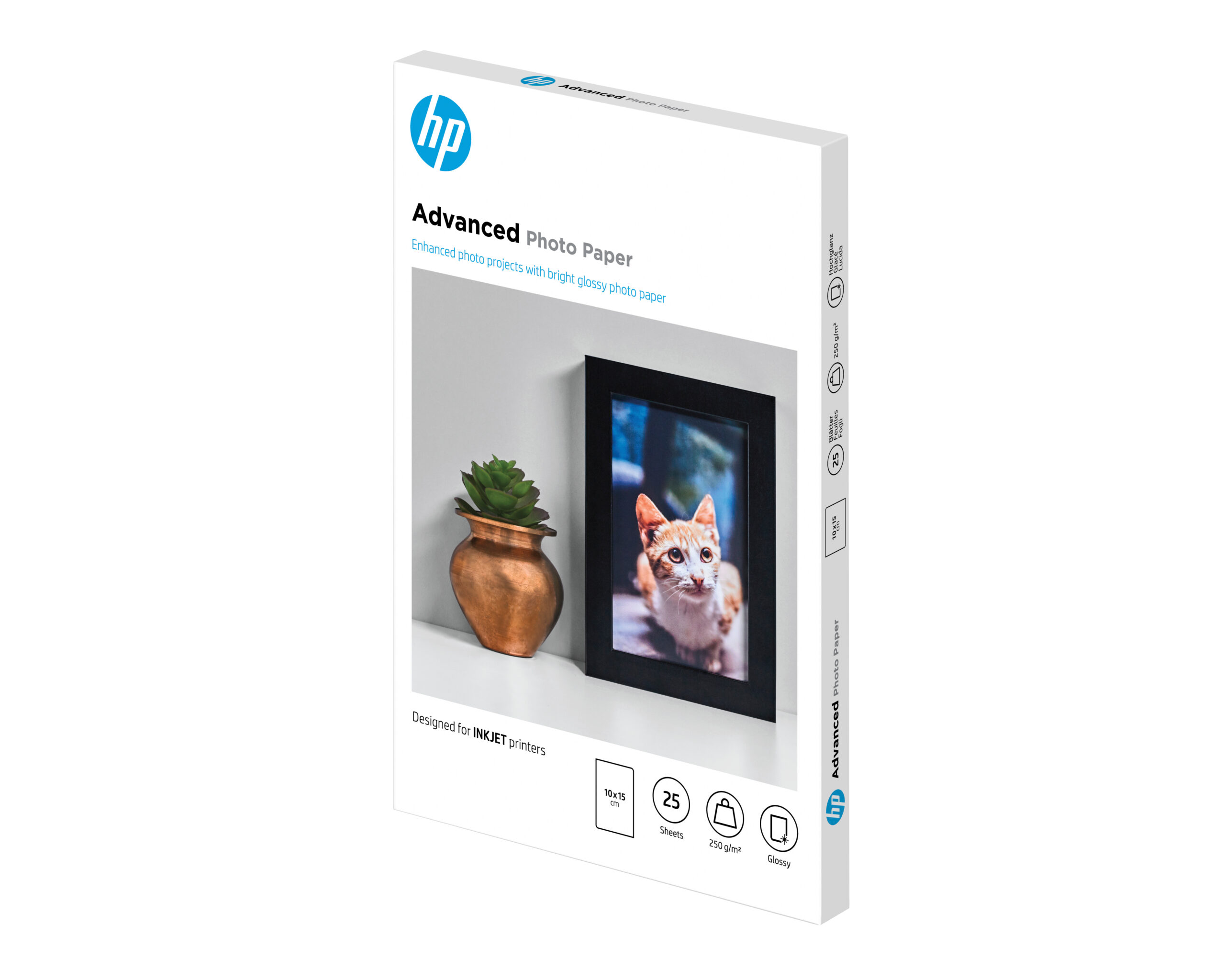 HP Advanced Photo-papier, glanzend, 250 g/m2, 10 x 15 cm (101 x 152 mm), 25 vellen - Afbeelding 6