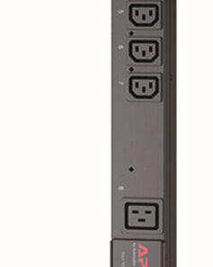 APC Rack PDU AP8659EU3 - Switched & Metered-by-Outlet, ZeroU, 16A, 230V, (21x) C13 & (3x) C19, IEC 309 16A stekker