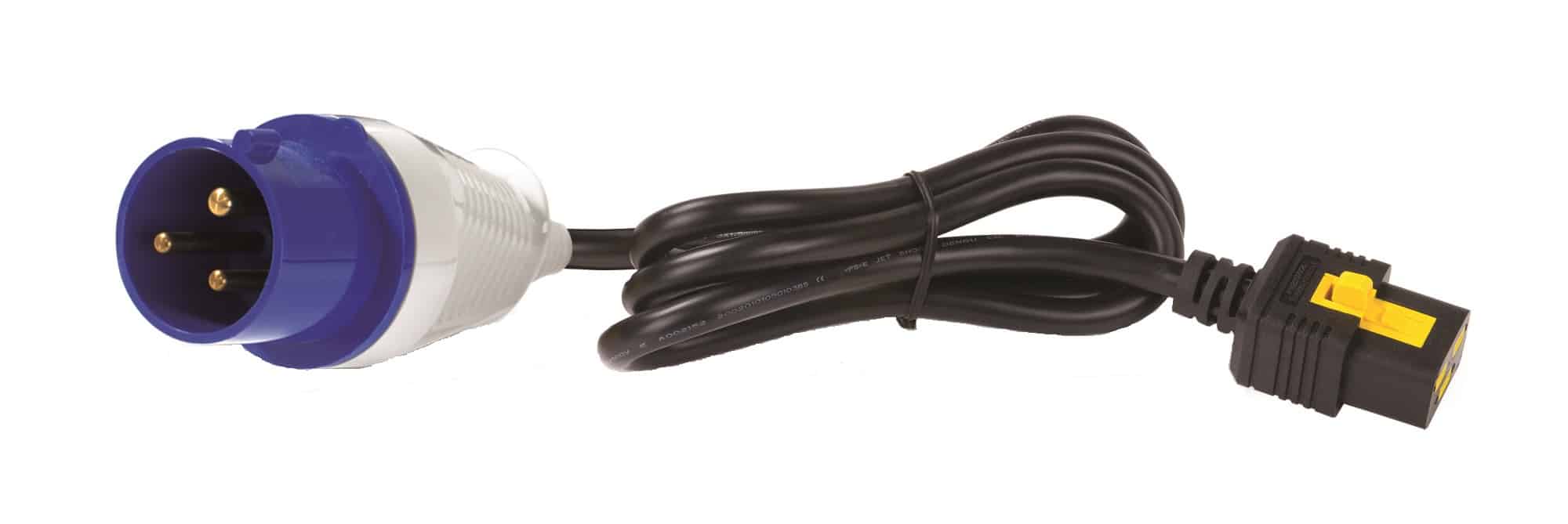 APC Rack PDU AP8659EU3 - Switched & Metered-by-Outlet, ZeroU, 16A, 230V, (21x) C13 & (3x) C19, IEC 309 16A stekker - Afbeelding 3