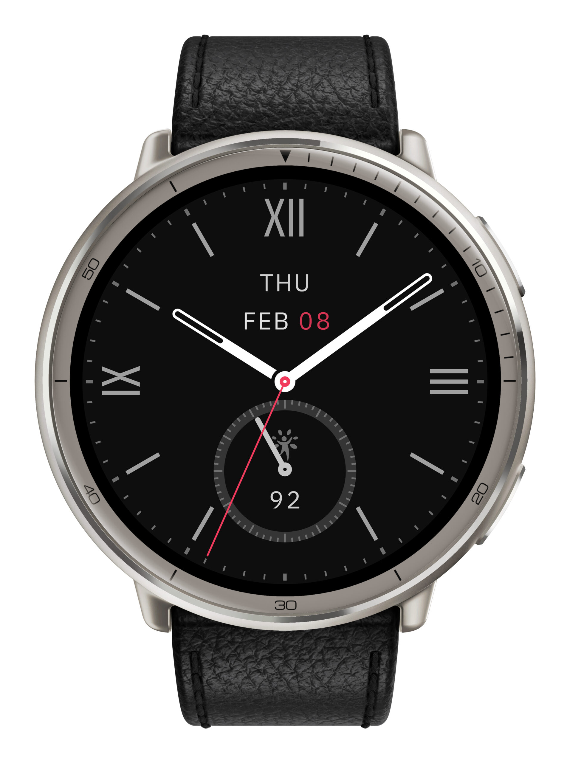 Amazfit W2433EU1N smartwatch & sportwatch 3,35 cm (1.32") AMOLED Digitaal 466 x 466 Pixels Touchscreen Zilver - Afbeelding 2