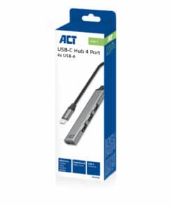 ACT USB-C hub, 3x USB-A 2.0 en 1x USB-A 3.0 - Afbeelding 3