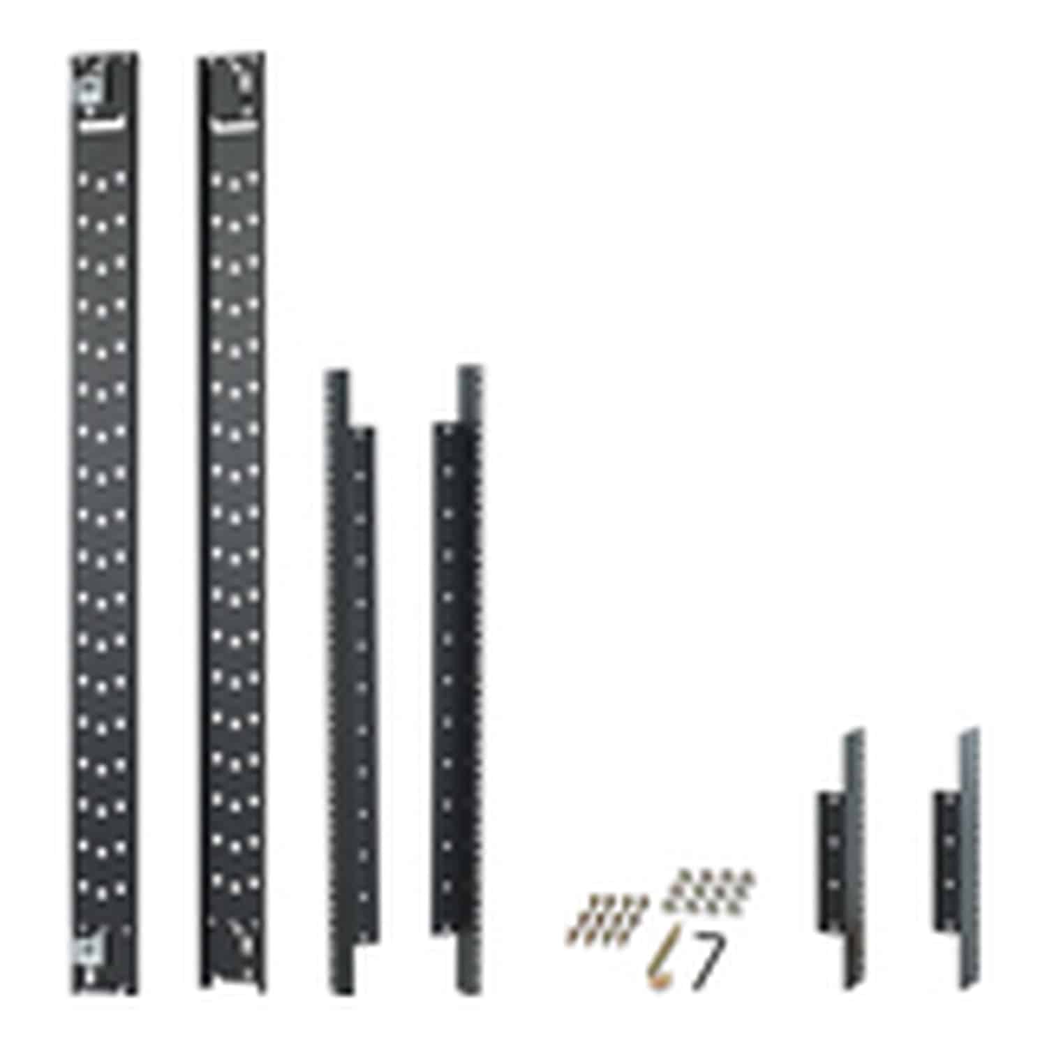APC NetShelter SX 48U 600 mm brede verzonken railkit