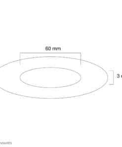 Neomounts FPMA-CRS6 Afdekrozet - diam. 60 mm