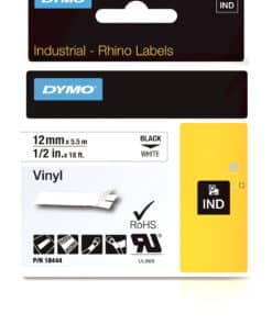 DYMO 18444 labelprinter-tape Zwart op wit