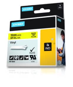 DYMO 18433 labelprinter-tape Zwart op geel - Afbeelding 2