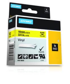 DYMO 18433 labelprinter-tape Zwart op geel - Afbeelding 3
