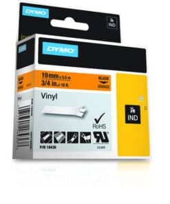 DYMO 18436 labelprinter-tape Zwart op oranje - Afbeelding 4