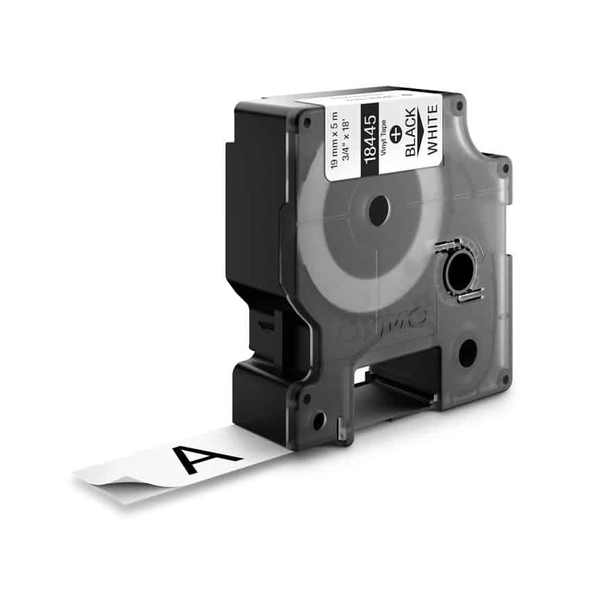 DYMO 18445 labelprinter-tape Zwart op wit - Afbeelding 4