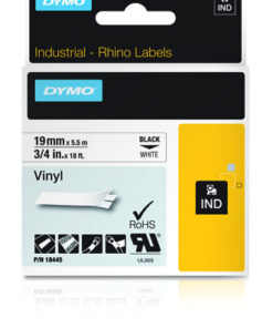 DYMO 18445 labelprinter-tape Zwart op wit
