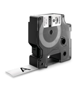 DYMO 18057 labelprinter-tape Zwart op wit