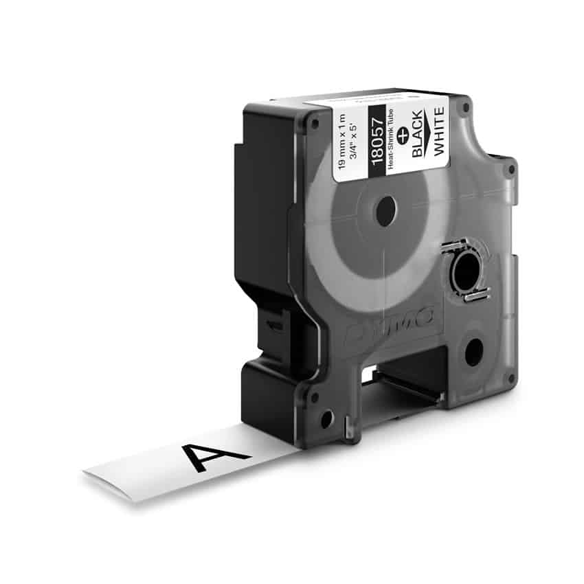 DYMO 18057 labelprinter-tape Zwart op wit