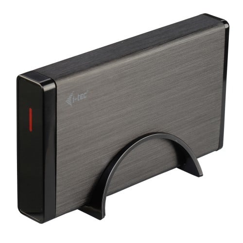 i-tec MYSAFE35U401 behuizing voor opslagstations HDD-behuizing Zwart, Metallic 3.5" - Afbeelding 5