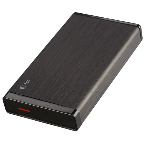 i-tec MYSAFE35U401 behuizing voor opslagstations HDD-behuizing Zwart, Metallic 3.5"