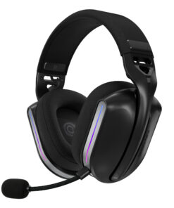 Oniverse Polaris Headset Bedraad en draadloos Hoofdband Gamen USB Type-C / USB Type-A Bluetooth Zwart