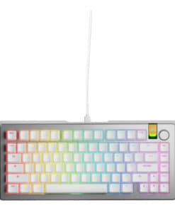 Glorious Gaming GMMK 3 PRO HE 75% Prebuilt toetsenbord Gamen USB QWERTY Amerikaans Engels Zilver - Afbeelding 2