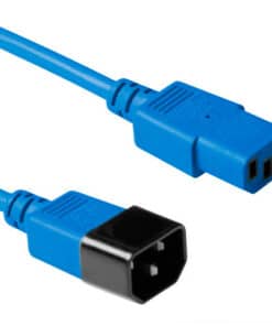ACT Netsnoer C13 - C14 blauw 0,6 m