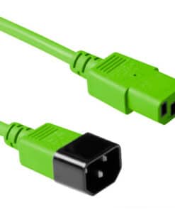 ACT Netsnoer C13 - C14 groen 3 m