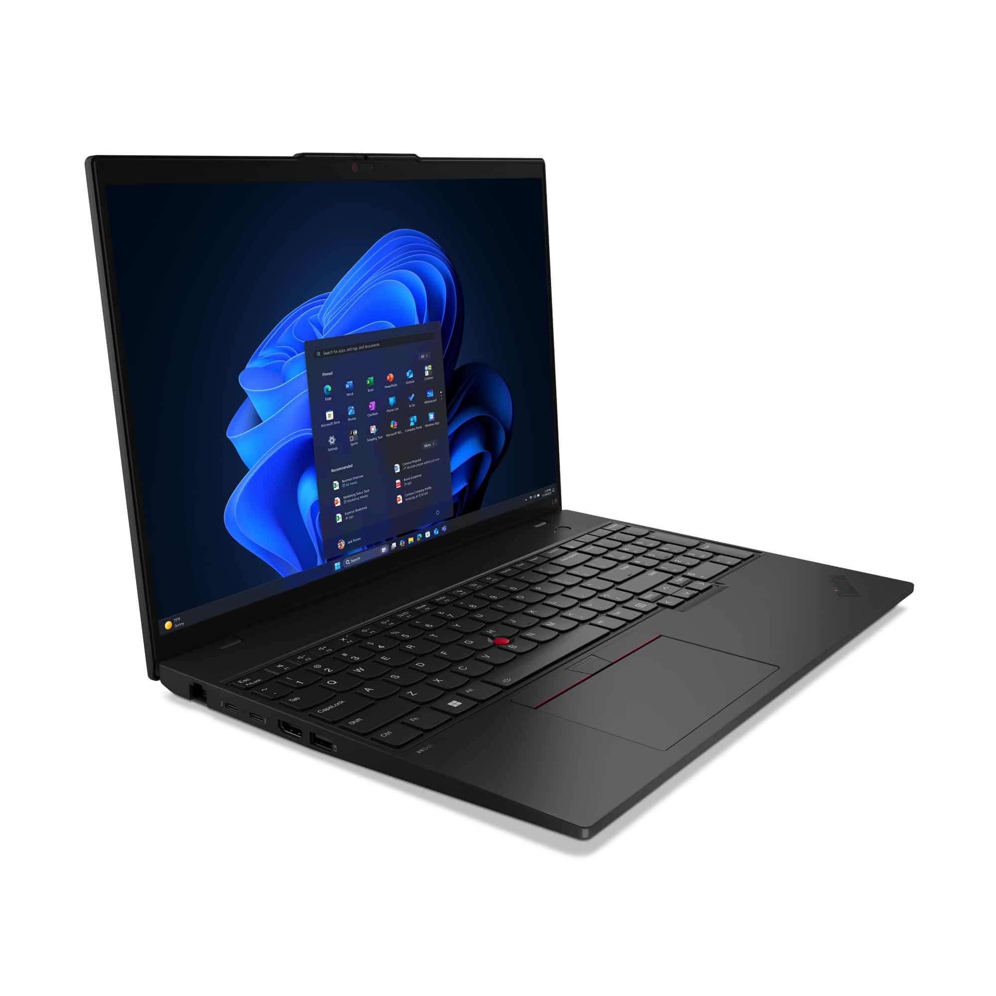 Lenovo ThinkPad L16 Gen 2 (Intel) Intel Core Ultra 5 225U Laptop 40,6 cm (16") WUXGA 16 GB DDR5-SDRAM 512 GB SSD Wi-Fi 6E (802.11ax) Windows 11 Pro Belgisch Zwart - Afbeelding 5