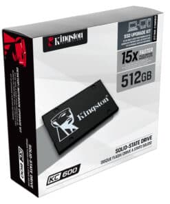 Kingston Technology 512G SSD KC600 SATA3 2.5" - Afbeelding 5