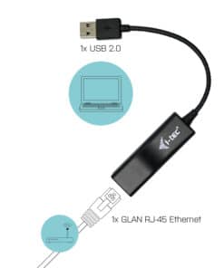 i-tec Advance USB 2.0 Fast Ethernet Adapter - Afbeelding 2