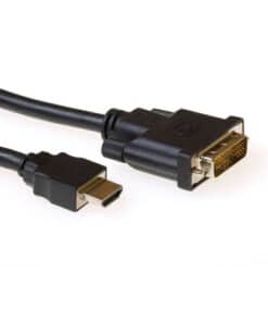 ACT Verloopkabel HDMI A male naar DVI-D male 1.00 m