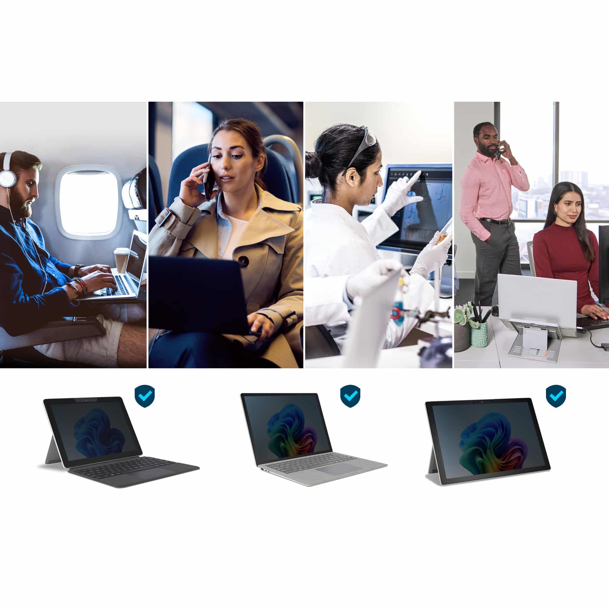 Kensington Privacy filter - 2-weg verwijderbaar voor Microsoft Surface Pro 2017 - Afbeelding 7