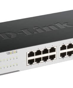 D-Link GO-SW-16G Unmanaged L2 Gigabit Ethernet (10/100/1000) 1U Zwart - Afbeelding 2