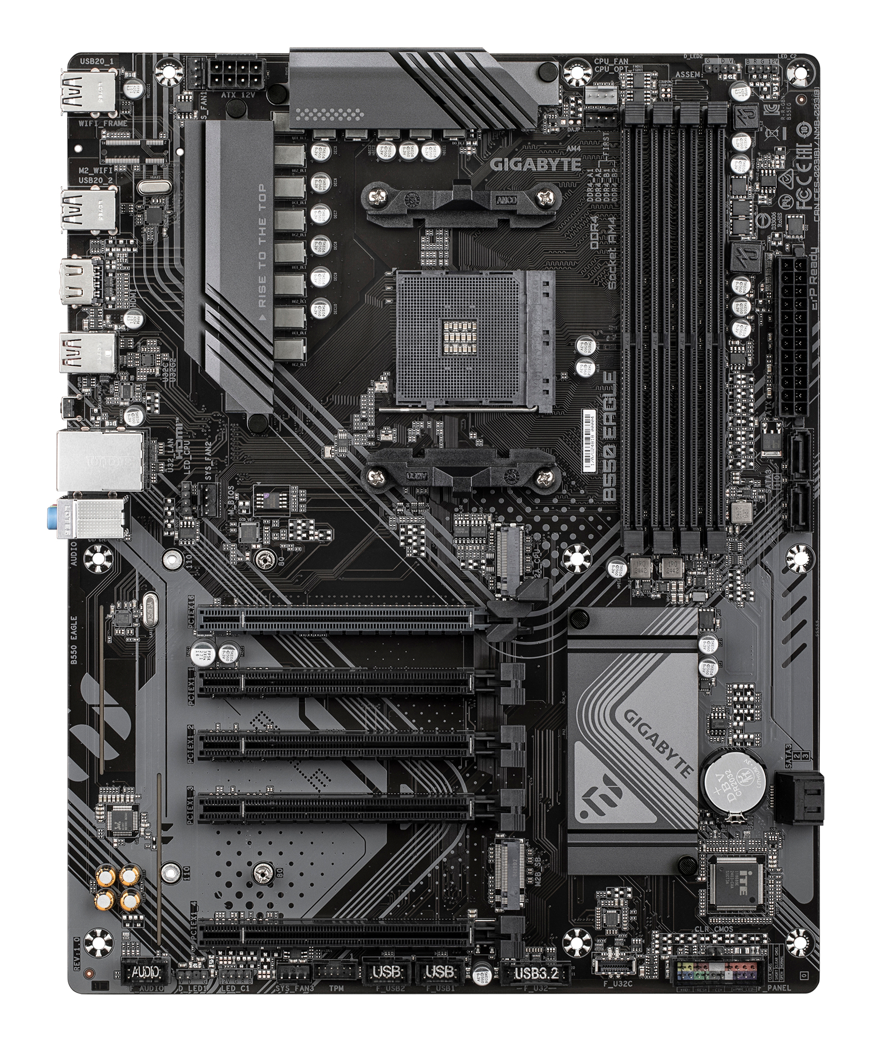 GIGABYTE B550 EAGLE moederbord AMD B550 Socket AM4 ATX - Afbeelding 2