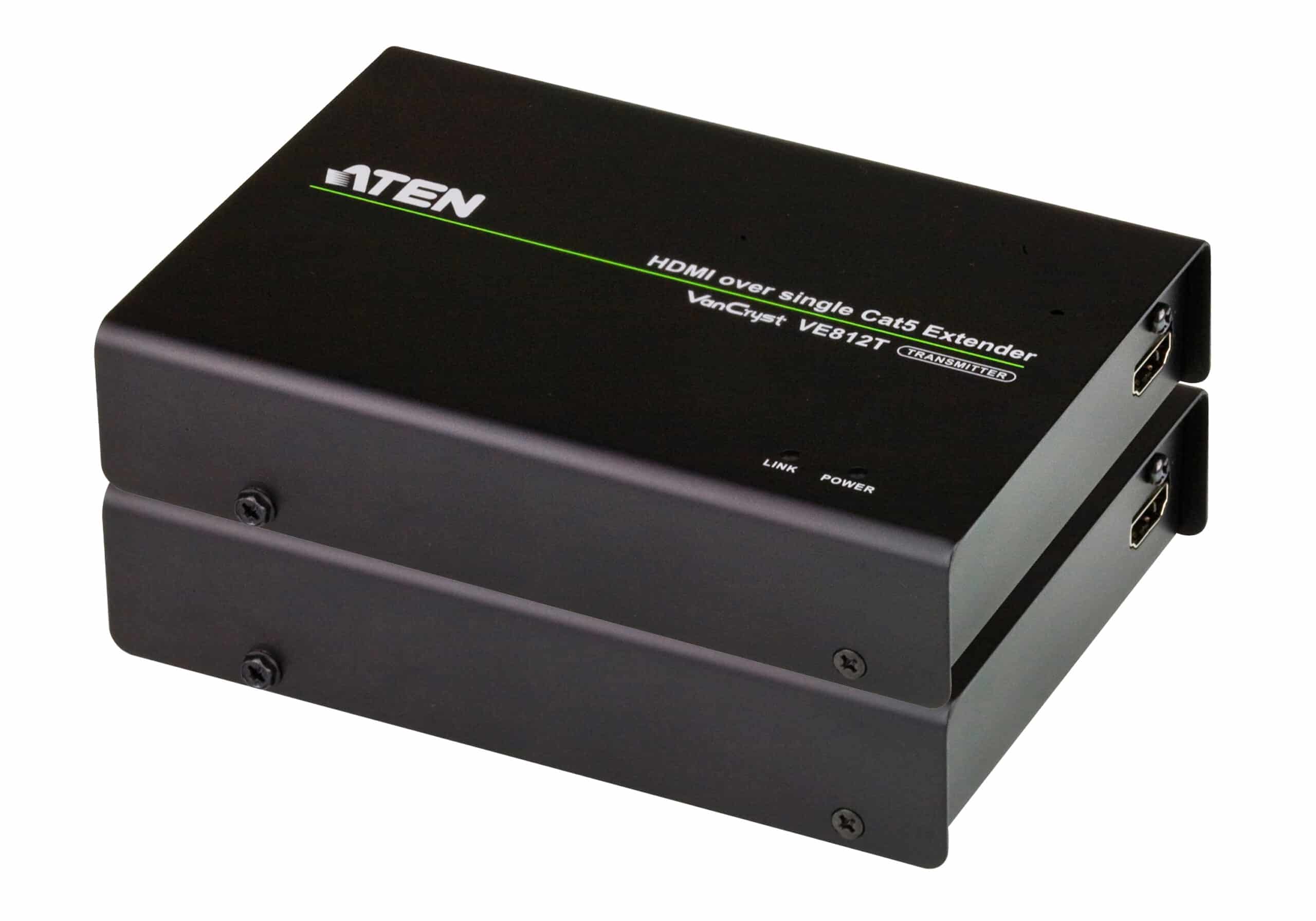 ATEN VE812 audio/video extender AV-zender & ontvanger Zwart