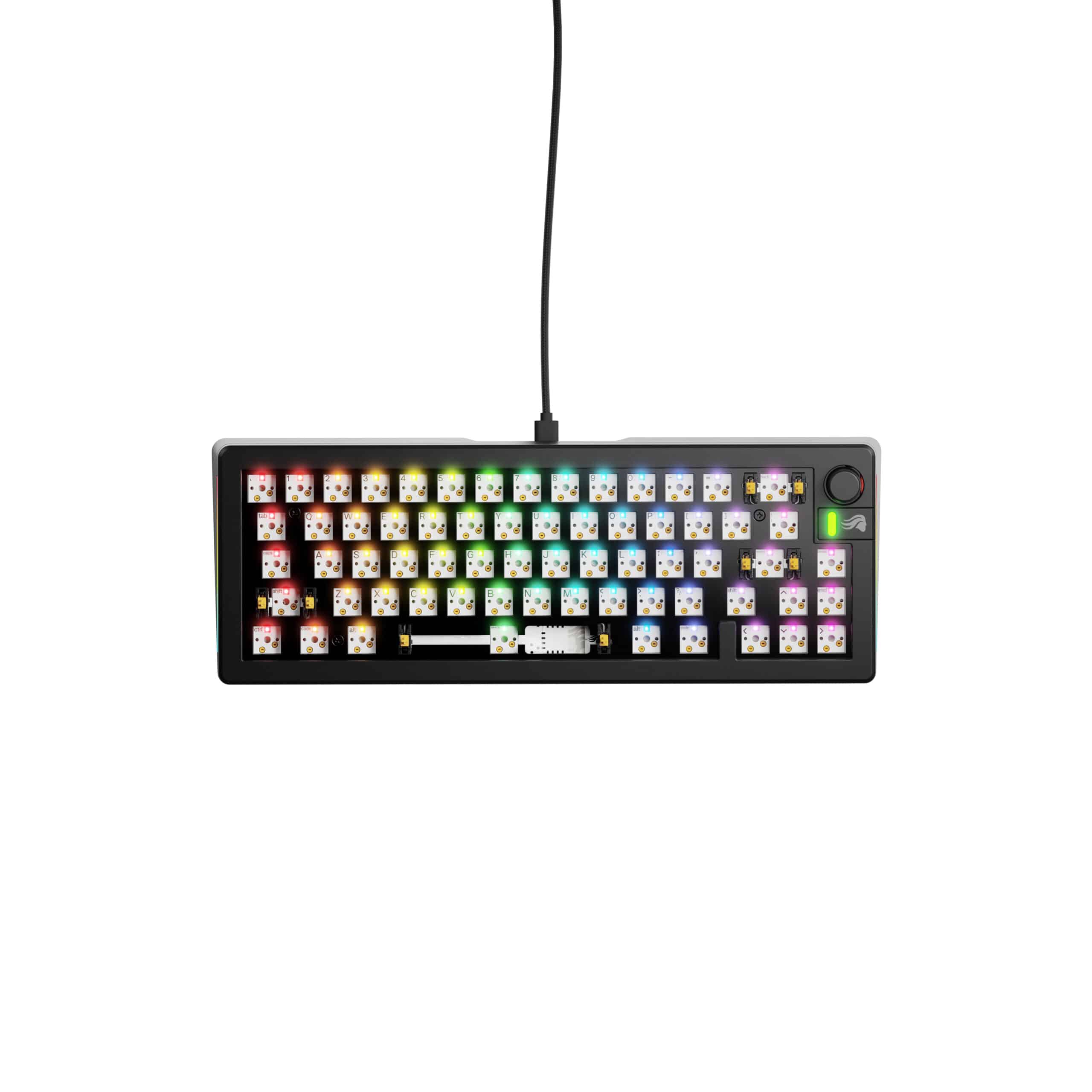 Glorious Gaming GMMK 3 65% Barebones toetsenbord Gamen USB Nee Zwart - Afbeelding 2